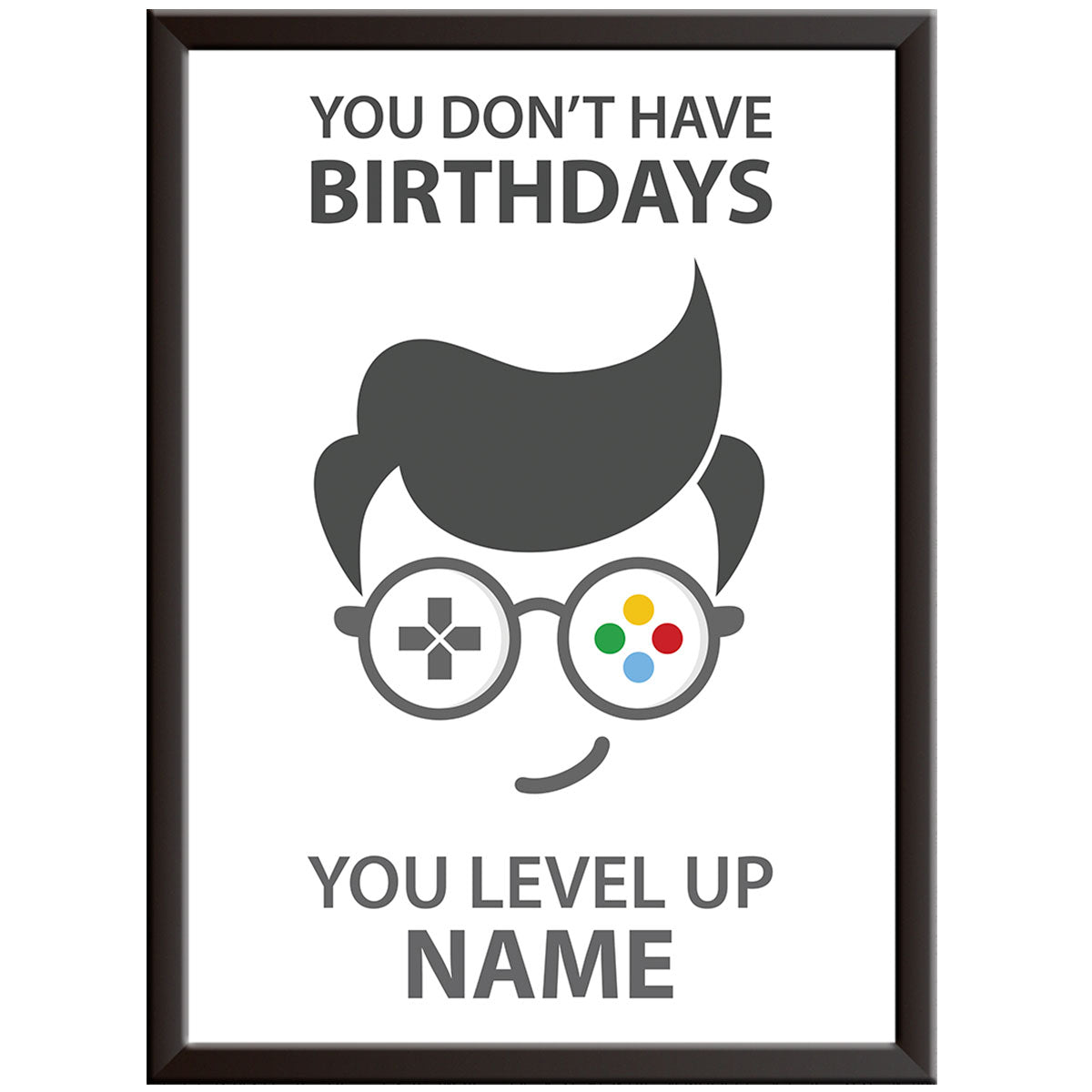 Personalised Level Up Birthday Gift Idea