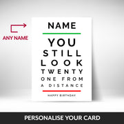 You Still Look 21 From a Distance Card