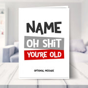 You're Old Birthday Card